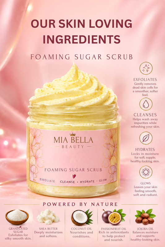 Blushing Peach Macaron Scrub