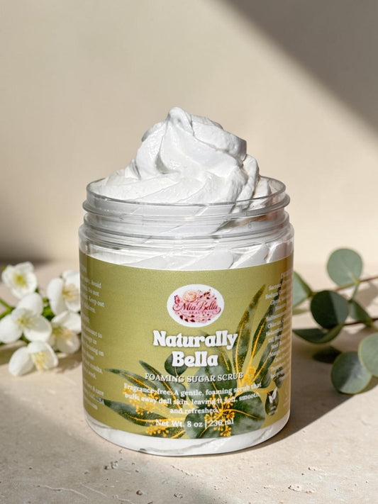 Naturally Bella Fragrance-Free Sugar Scrub